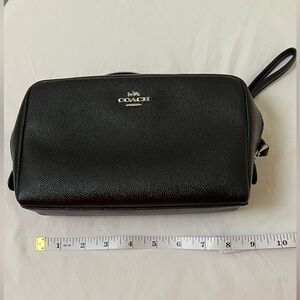 Coach large makeup bag
